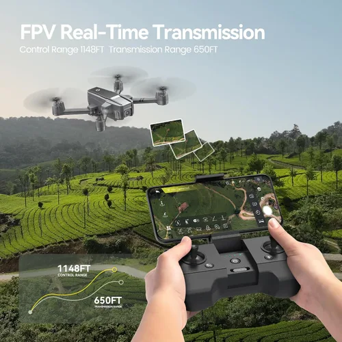 Miniatura 6 de Holy Stone HS440D - Drones con cámara para adultos 4K UHD, peso ligero de 249g con GPS, función de retorno automático, seguimiento, waypoints