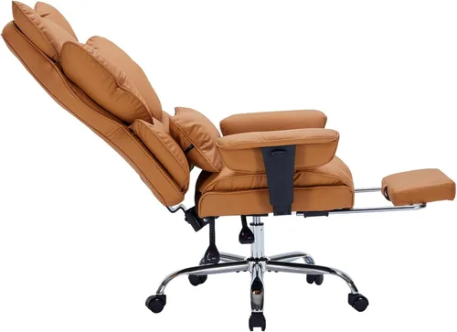 Miniatura 8 de GarveeHome SP-VC-Silla de oficina grande y alta, color marrón
