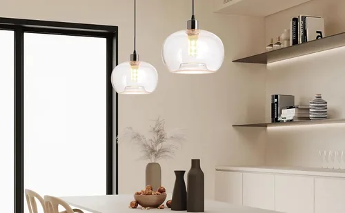 Miniatura 6 de Lámpara colgante de estilo moderno que funciona con pilas con control remoto, mini lámpara colgante de isla de cocina, lámparas colgantes sobre