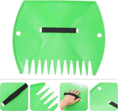 Miniatura 9 de Garden Yard Leaf Scoops Plastic Lawn Rastrillos Hojas Agarrador para Colector Up