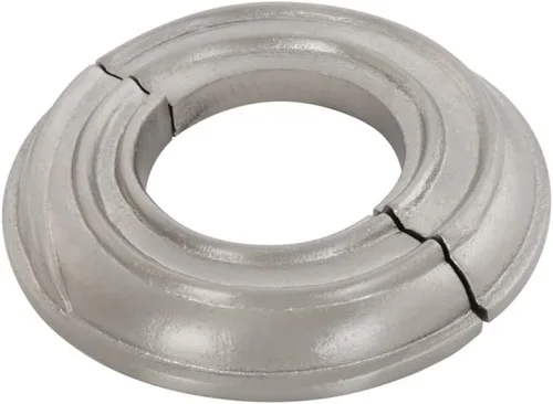 Miniatura 45 de Renovators Supply Manufacturing Placa de escudo de 3,13 pulgadas OD Escutcheon 1/2 en IPS Acabado de cobre antiguo Brida de radiador de aluminio