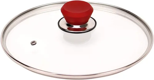 Miniatura 2 de Sartén con tapa de piedra de sabor (11.0 in), color rojo