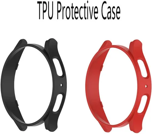 Miniatura 4 de SHUAXI - Protector de pantalla (3+2 unidades) compatible con Samsung Galaxy Watch 5 Pro de 1.772 pulgadas, película de vidrio templado