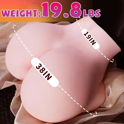 Miniatura 2 de Juguetes sexuales para adultos, juguete sexual carnoso para adultos, masturbador masculino para hombres con vaginal y anal realistas, suaves y 19.8
