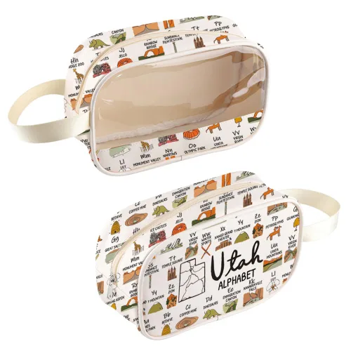 Miniatura 10 de MNIGIU Utah Tote - Bolsa de hombro de regalo de boda del estado - Reutilizable, Bolso tote negro Utah, Grande