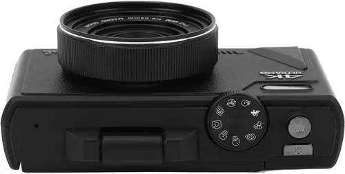 Miniatura 8 de Cámara digital 4K para fotografía, enfoque automático de 18X, cámara de video retro con pantalla abatible de 3 pulgadas, cámara compacta de viaje