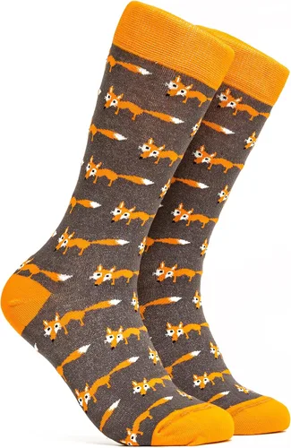 Calcetines de media pantorrilla para hombre, diseño de animales locos, casual, algodón, talla 9, 13, divertido, colorido, novedad, arte, hombre