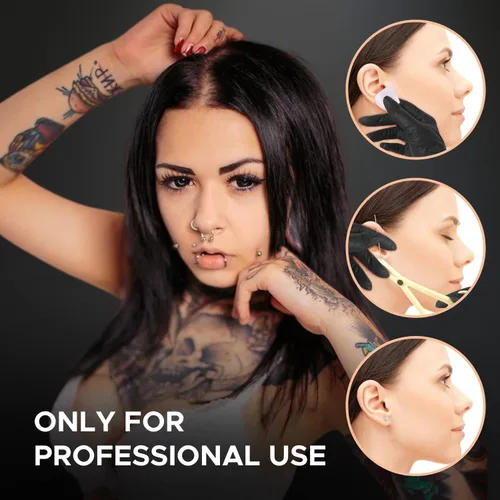 Miniatura 3 de BodyJ4You - Juego de 36 piezas PRO para piercings corporales - nariz, septum, oreja, cartílago, labio, ombligo, trago, ceja - acero quirúrgico 14G