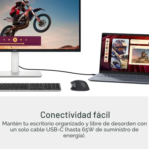 Miniatura 6 de Dell Monitor USB-C 27 Plus 4K - S2725QC - Pantalla 4K de 27 pulgadas (3840 x 2160) 120Hz 16:9, AMD FreeSync Premium, sRGB 99%, altavoces integrados