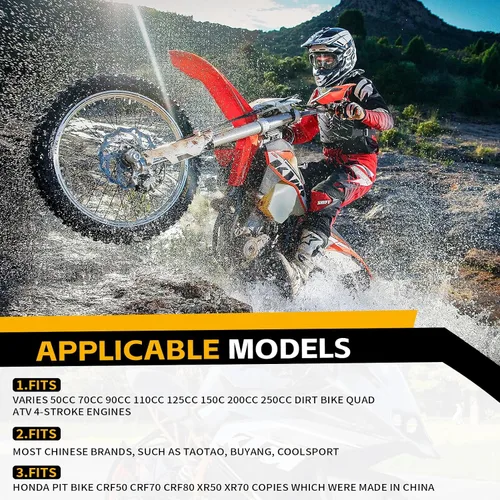 Miniatura 5 de 7/8'' Palanca de cilindro maestro de freno hidráulico derecho Bomba de repuesto para GY6 50cc 70cc 90cc 110cc 125cc 150cc 200cc 250cc ATV Quad
