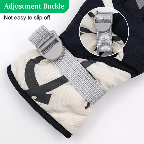 Miniatura 4 de Guantes de invierno para niños, impermeables, guantes de nieve para niños y niñas, guantes cálidos para deportes al aire libre, snowboard, bicicleta