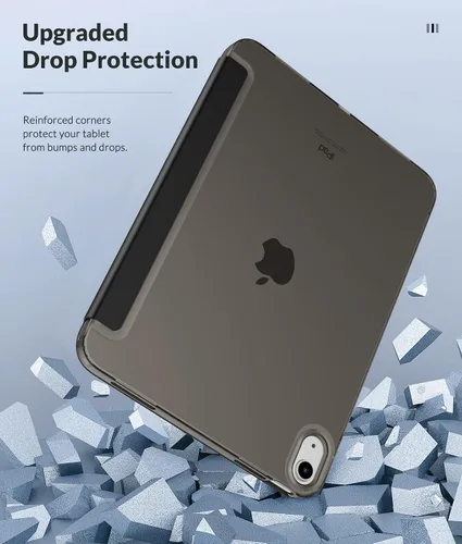 Miniatura 8 de MoKo Funda para Nuevo iPad (A16) 11ª Generación 2025, Funda para iPad 10ª Gen 2022, Funda para iPad 11 Pulgadas con TPU Suave Translúcido Esmerilado