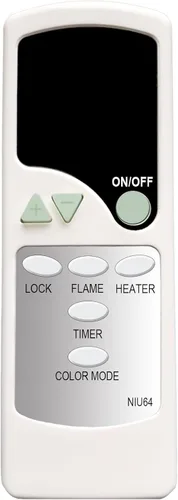 Miniatura 7 de Mando a Distancia de Repuesto para Calentador de Chimenea Eléctrico Homedex HDX-14001 HDX14063 COZE42 COZE52 3D