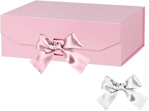 Miniatura 42 de GoooodGift Caja de regalo grande azul, 1 paquete de 13.5 x 11 x 5.3 pulgadas, caja de regalo de lujo para regalos con tapa de cierre magnético