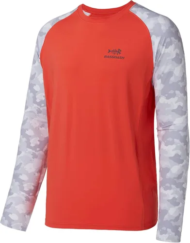 Miniatura 6 de Bassdash UPF 50 Camiseta de pesca para hombre con camuflaje, manga larga, sudadera de secado rápido