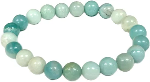 Miniatura 544 de Gem Avenue Handmade Round Bead Stretch Bracelet Unisex Natural Stone Beaded Jewelry for Men & Women, Elastic Wristband for Daily Wear