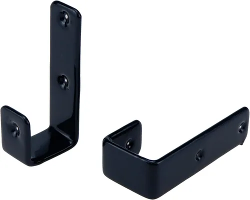Miniatura 8 de Coshar Soporte de gancho resistente recubierto de acero inoxidable con ganchos en J de 1 pulgada para litera interior de 1 pulgada, accesorios
