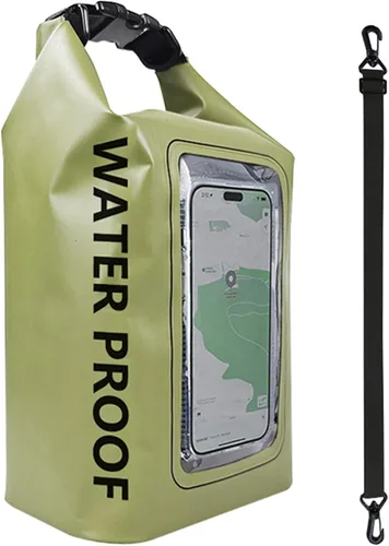 Miniatura 12 de Bolsa impermeable 2 en 1 para acampar al aire libre, playa, bolsa a prueba de arena, mochila impermeable para teléfono celular, accesorios