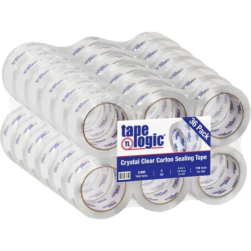 Miniatura 7 de Aviditi Tape Logic - Cinta de embalaje transparente de 2 pulgadas x 55 yardas, 2.6 mil, resistente, paquete de 12, perfecta para embalaje, envío