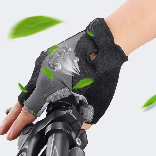Miniatura 4 de CXWXC Guantes de ciclismo para hombres y mujeres Guantes de gel transpirable para bicicleta de montaña Guantes de bicicleta antideslizantes