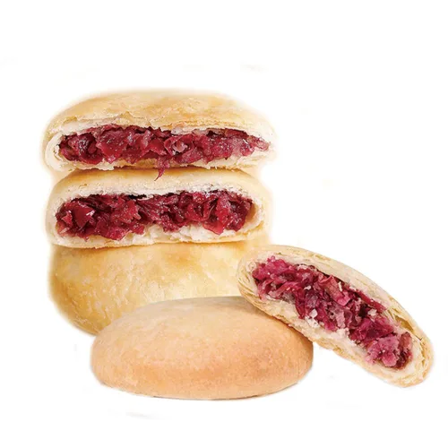 Pastel de rosas Yunnan de 52.9 onzas, pastel crujiente con relleno de rosas, sabor original Yunnan Specialty Flower Cake Original, Xian Hua BingCada