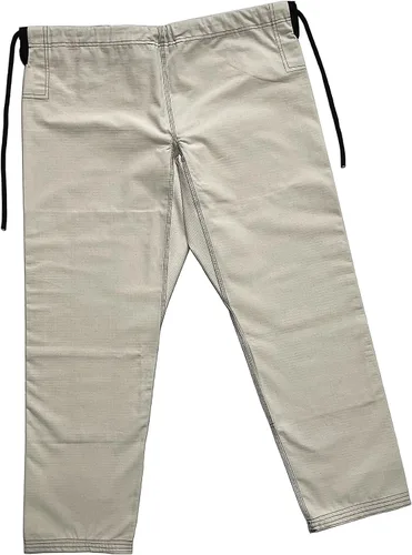 Miniatura 9 de Bjj Gi Jiu Jitsu - Kimonos Gi sin blanquear - Collar negro 100% algodón perl tejido 450GSM, Sin blanquear