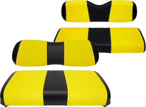 Miniatura 24 de Fundas de asiento de carrito de golf, delanteras y traseras, impermeables y resistentes al sol, de piel de vinilo de grado marino, accesorios