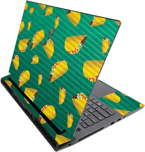Miniatura 578 de MightySkins - Skin brillante con purpurina para Alienware M17 R3 (2020) y M17 R4 (2021) - Diversión de los años 90 Acabado duradero con purpurina