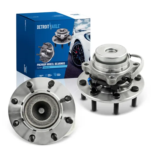 Miniatura 9 de Detroit Axle - 2 bujes de rodamiento de rueda delanteros para Land Rover LR3 2005-2009, LR4 2010-2016, Range Rover Sport 2006-2013, reemplazo