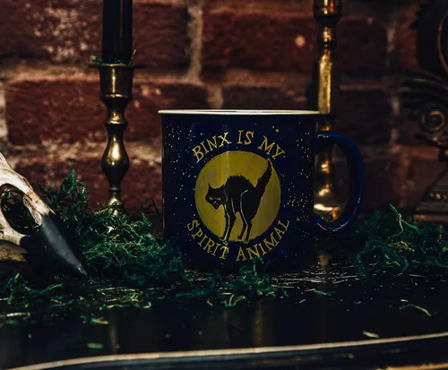 Miniatura 5 de Disney Hocus Pocus Binx Is My Spirit Animal - Taza de cerámica de 20 onzas para cámper Taza de café de viaje sin BPA para expreso, té