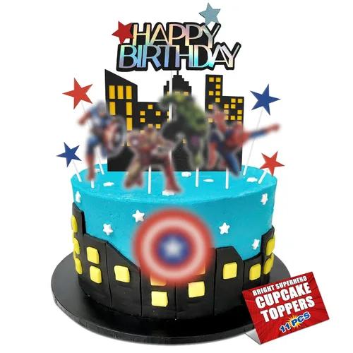Miniatura 10 de Decoración para Tarta de Videojuego - Decoración de Tarta de Juego de Cartón Brillante para Jugadores, Diseño Llamativo, Instalación Firme y Fácil