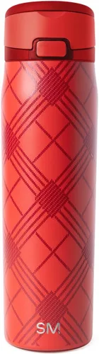 Miniatura 11 de Simple Modern Trek - Vaso de Navidad de 40 onzas con asa y tapa con pajilla, taza de viaje aislada de acero inoxidable apta para portavasos, regalos