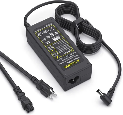 Adaptador de CA de 19 V y 48 W, cable de alimentación para monitor LG compatible con pantallas ultraanchas de 32, 29, 27, 24 pulgadas, fuente de