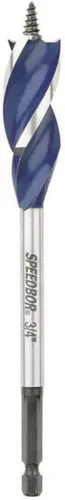 Miniatura 4 de IRWIN SPEEDBOR Broca triflute para madera 7/16" (3041015), Negra