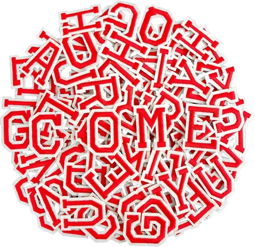 Miniatura 9 de 104 parches de letras doradas para planchar, letras de tela bordadas para ropa, chaquetas, jeans, sombreros, mochilas, calcetines Dorado