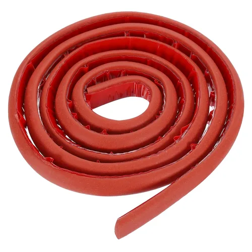 Miniatura 34 de uxcell Varilla de espuma de 3.28 pies, relleno de juntas sólidas en forma de D de 1.18 x 0.59 pulgadas, tira de sellado de espuma para protector