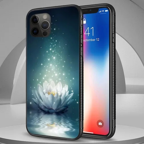 Miniatura 7 de ZHEGAILIAN Funda compatible con iPhone 13 Pro Max, diseño de patrón de policarbonato duro, funda protectora de TPU suave antideslizante para iPhone