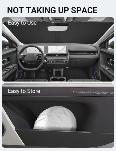 Miniatura 636 de Proadsy Parasol plegable para parabrisas delantero 2026, ajuste personalizado, accesorios para CRV SUV LX EX EX-L EX-L Navi Touring 2017-2022