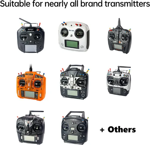 Miniatura 6 de Cubierta antideslizante para interruptor de transmisor RC compatible con Radiomaster TX16S FrSky Taranis X9D QX7 Flysky Spektrum Futaba JR Jumper