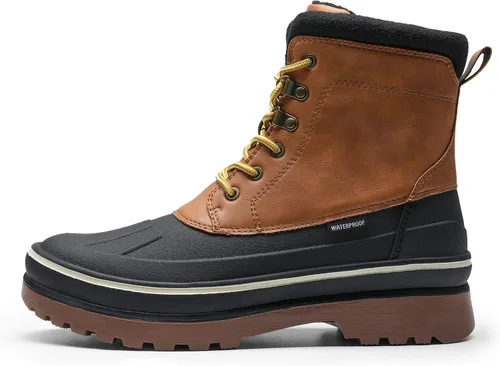 Miniatura 2 de Bruno Marc Botas de nieve impermeables aisladas para hombre, con forro de piel cálida, botas de invierno para exteriores