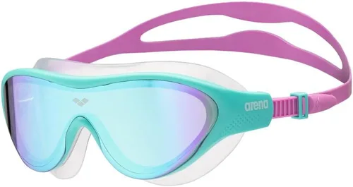 ARENA Unisex Youth The One Junior Swim Mask Goggles for Boys and Girls Ages 6 to 12 Large Fit Polycarbonate Lens