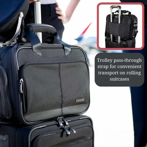 Miniatura 5 de Ricardo Beverly Hills Flight Essentials Softside Deluxe - Bolsa de embarque de lujo, tela de nailon balístico duradera, resistente al agua y a