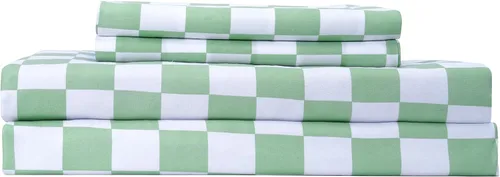 Miniatura 10 de Juego de sábanas de cama de 4 piezas - Tamaño completo - Juego de sábanas de cama de microfibra suave y duradera, bolsillo profundo, resistente a