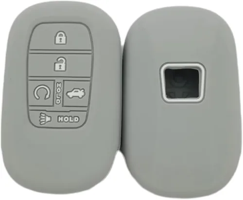Miniatura 2 de REPROTECTING Funda de silicona para llavero Compatible con (5 botones) 2022-2026 Honda Accord Civic HR-V CR-V Pilot Sport SI EX EX-L Touring