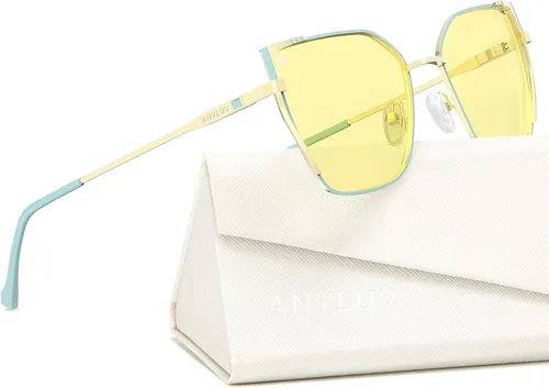 Miniatura 24 de ANYLUV Gafas de luz azul para mujeres y hombres, lentes de bloqueo de luz azul para mujer, anteojos de computadora antifatiga ocular