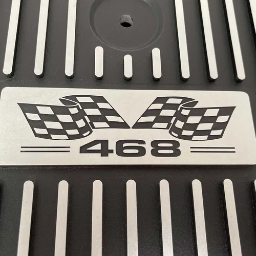 Miniatura 3 de Kit de filtro de aire redondo Big Block Chevy 468-13" - Negro - Ansen USA
