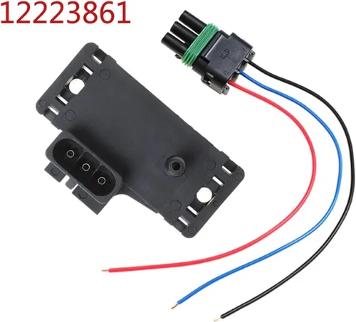 Miniatura 2 de 12219935 12223861 16040749 Turbo Intake Pressure map Sensor for with Plug(Black)
