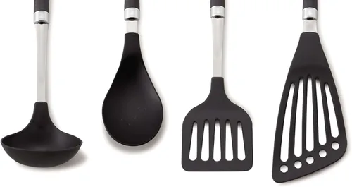 Miniatura 5 de Seki Japón Espátula para Zurdos Volteador de Huevos Espátula para Pescado Utensilios de Cocina - Volteador Ranurado Volteador de Huevos Utensilios