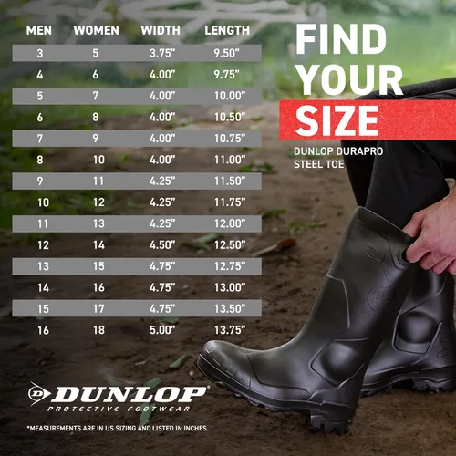 Miniatura 2 de DUNLOP Zapatos de hombre con suela de 4 vías con suela de tacos industriales