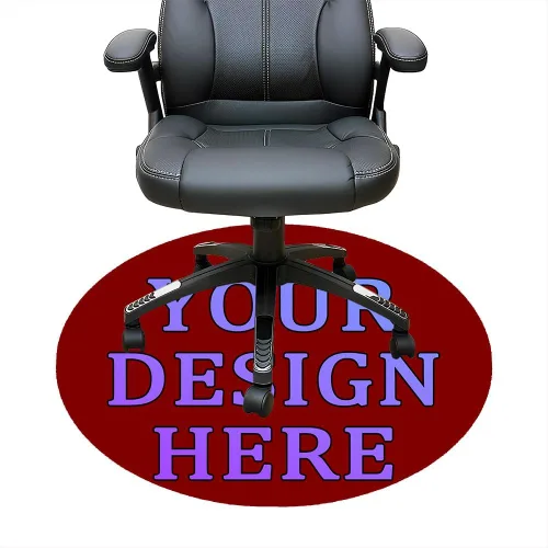 Miniatura 116 de Tapete redondo personalizado para silla de escritorio de oficina, diseño de tu propio logotipo de foto, texto, alfombrillas circulares